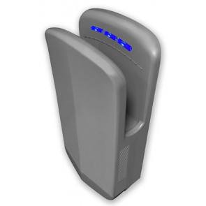 Electric hand dryer with infrared sensors Easy version Metallic grey in ABS MDL high performance Perfect drying in 12-15 sec Model X-DRY COMPACT 704257
