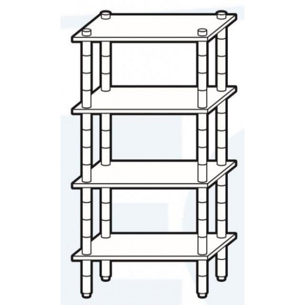 Stainless steel shelving Model SCKL16520