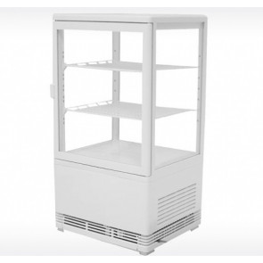 Ventilated refrigerated display\drinks display Model VRN58BIANCA Glass door