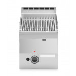 Gas fry top chromed striped plate MDLR Model F6030FTGCRT