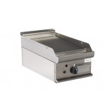 Countertop electric fry top CI Model RisFry013 STRIPED PLATE Power kW 5,4