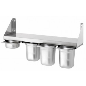 Stainless steel spice shelf Neutral Kar Model SH416