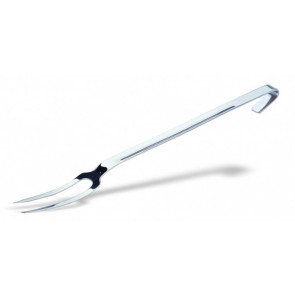 Stainless steel carving fork with 2 prongs Handle length cm 40 Depth cm 47 Model 308-047