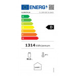 Ventilated refrigerated display 2 doors KLI Model CL1300V2GCSLBLACK