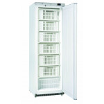 White ABS freezer cabinet with baskets Model CN407