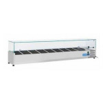 Refrigerated ingredients display case Model VRX22/38 stainless steel Compatible with containers 10 GN 1/3 (not included)
