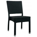 Stackable outdoor chair TESR Aluminum frame, polyethylene strap covering Model 498-l80801