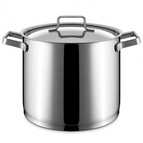 Stainless steel pot with lid suitable for induction cookers Model P4580