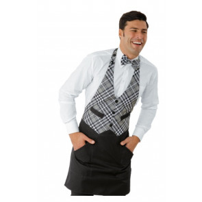 Unisex Garcon apron 100% Polyester Tartan 412 Model 037069