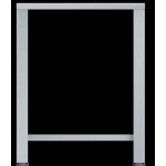 Fixed table aisi 430 size LxPxH 610x630x791 mm Model ET423  for model EF423, EF443, EF523