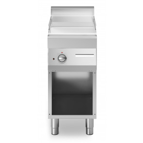 Electric fry top Chromed smooth plate MDLR Open cabinet Model F7040FTECLA