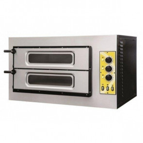 Electric pizza oven PF Model MAXINE 2/50 Glass 2 cooking chambers with glass N. Pizzas 2 (Ø cm 45)