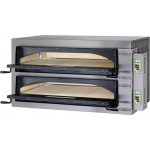 Electric pizza oven Model FMD4+4 2 Fully refractory cooking chambers