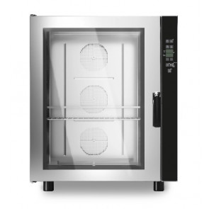 Electric convection oven with humidifier MDLR for pastry Capacity n.6 x 60x40 Hinged door Model BEU1064P