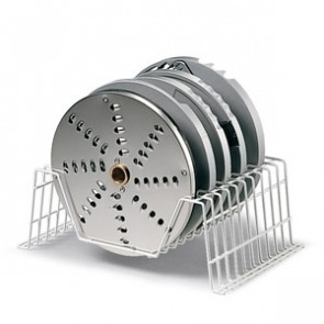 Disc holder in plasticized metal for Vegetable/Mozzarella cutter