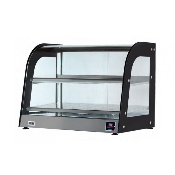 Countertop thermo-display SDF Model TBBVC Stainless steel structure Thermostatic control Curved glass
