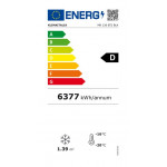 Refrigerated multideck negative temperature Kli Model MR126BT2 BLACK 2 glass doors