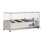 Refrigerated ingredients display case Model VRX10/33 4 x GN1/4 stainless steel