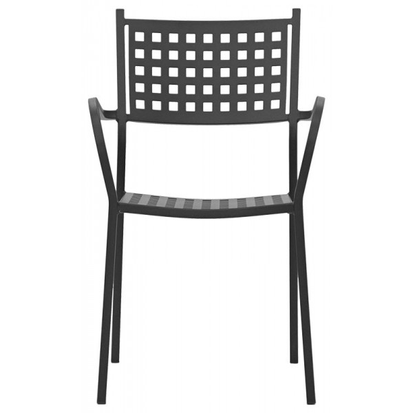 Outdoor armchair TESR Powder coated metal frame Model 1670-UEOW
