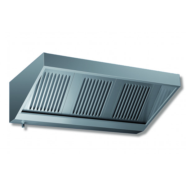 Wall-mounted snack hood Stainless Steel Aisi 430 basic Model DSS7/14