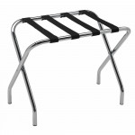 Chromed Steel Case Holder STK, Only packs of two Diameter 25mm, PVC straps Model RV chrome
