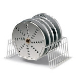 Disc holder in plasticized metal for Vegetable/Mozzarella cutter