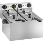 Double electric fryer Countertop Model FE44 Power: 2000 + 2000 W