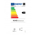 Ventilated refrigerated cabinet Model G-GN650BTG Glass doors