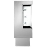 Refrigerated wall-site multideck Zoin Model Silver SI120PSV Suitable for the display of beverages, milk, cold gastronomy, pre-packaged products, dairy products Ventilated refrigeration built-in motor