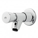Wall mounted self closing tap with extension, flow time 8 ± 12 MNL Model ARES005