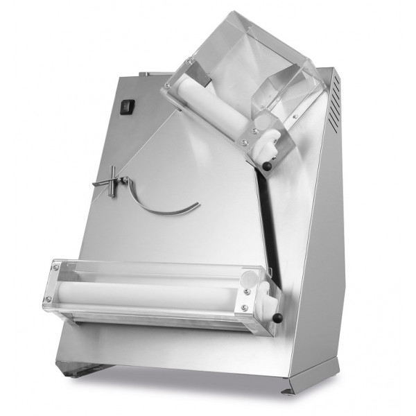 Pizza dough roller RI Model STENDI 40 2 pairs of rollers (inclined upper roller) Dough weight 210/700 gr. Pizza diameter 260/400 mm