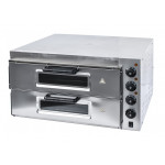 Electric pizza oven with two cooking chambers Model EP2+2 Power: kW 3