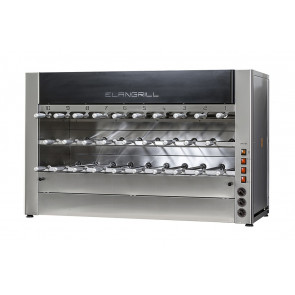 Gas rotisserie ENG Model ChurrascoCM29G 3 racks Independent motor for each sword Swords N. 29 stainless steel cm 50