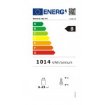 Ventilated refrigerated display\drinks display Model VRN58NERA Glass door