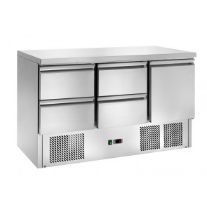 Refrigerated saladette with four drawers Model AK9434D