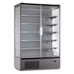 Ventilated 3 sided glasses, two door multideck cooler. Positive temperature. Model VISION 150