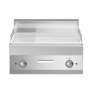 Electric fry top Chromed 2/3 smooth 1/3 striped plate MDLR Model F7070FTECLRT