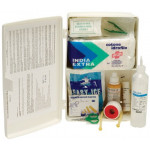 Pharmacy cabinet with dressing pack MDL polypropylene + dressing pack up to 2 workers Model PLASTIC PHARMA 702517