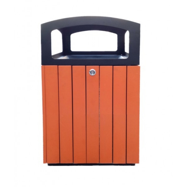 Square litter bin MDL Colour black-polystyrene Model 110516