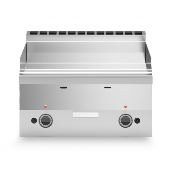 Gas fry top chromed smooth plate MDLR Model F6060FTGCLT