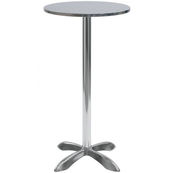 Outdoor table TESR Aluminum frame, stainless steel top Model 096-mta010