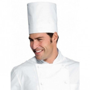 Chef hat Elite IC 65% Polyester 35% White Model 075000E