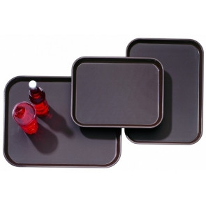 Rectangular tray in polypropylene with a non-slip surface Model VPAR