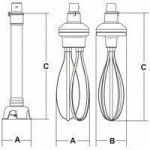 Immersion blender Model CICLONE 36 Work capacity Lt 70 Power watt 360