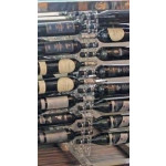 Tasting table with classic wine bottles display Bottles capacity 144 Model HORIZON