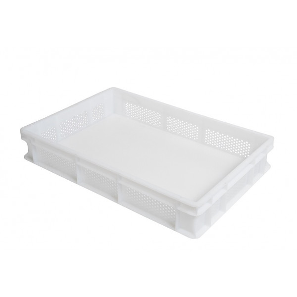Pasta and pizza container with perforated walls in food polyethylene GD Model VAS010FC
