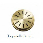 Trafila opzionale Tagliatelle 8 mm Omra per torchietti pasta manuali