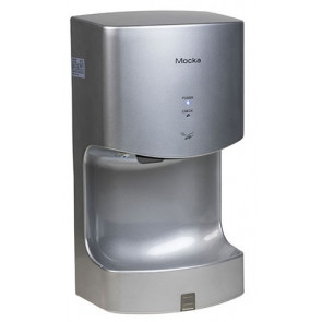 Electric hand dryer with infrared sensors metallic gray ABS antibacterial and anti-uv MDL high performance Perfect drying in 12-15 sec Model MOCKA 160102