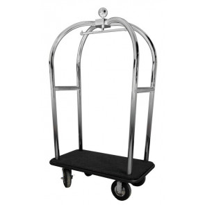 Luggage trolley and clothes rack Model PV2021I stainless steel tube