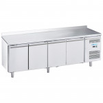 Refrigerated counter four doors Stainless steel AISI 201 ForCold ventilated Model G-SNACK4200TN-FC